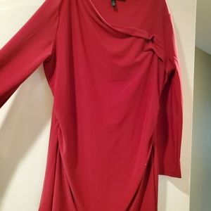 WHBM lined top, deep pink